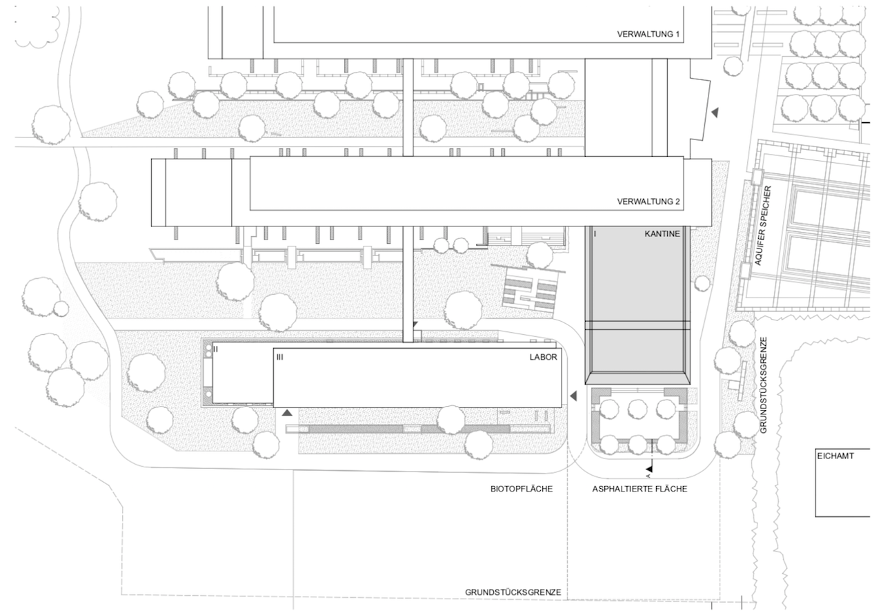 Landesamt für Umwelt in Augsburg, Umbau und Erweiterung des Kantinenbereiches